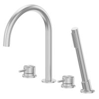 Товар: Смеситель ABBER Wasser Kreis 316 AF8113BST на борт ванны, сталь брашированная - фото 1 Смеситель ABBER Wasser Kreis 316 AF8113BST на борт ванны, сталь брашированная — фото 1, Смесители на борт ванны