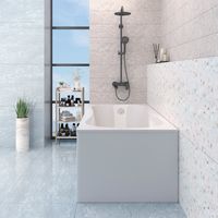 Ванна MIRA 180см из литьевого мрамора NOVA GEL с металлическими ножками/ Aqua de Marco 1180WMIR_GEL — фото 3, Ванны