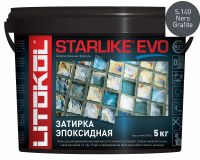 Затирка эпоксидная Litokol STARLIKE EVO S.140 NERO GRAFITE 485190004 — фото 1, Затирка для плитки
