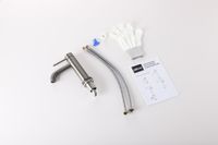 Смеситель ABBER Wasser Kreis 316 для раковины, оружейная сталь брашированная арт-AF8110BGG — фото 2, Смесители для раковины