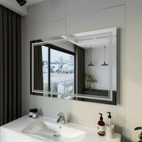 Товар: Зеркало Бриклаер Эстель-2 120 с подсветкой LED, на взмах руки, часы 4627125414336 - фото 4 Зеркало Бриклаер Эстель-2 120 с подсветкой LED, на взмах руки, часы 4627125414336 — фото 4, Зеркала в ванную комнату