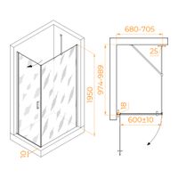 Товар: Душевой уголок RGW LE-034 (LE-003 + Z-14) 700x1000 351203470-11 - фото 1 Душевой уголок RGW LE-034 (LE-003 + Z-14) 700x1000 351203470-11 — фото 1, Душевые уголки