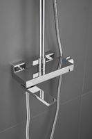 Душевая система BELZ , хром арт-B24672 — фото 1, Душевые стойки