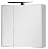 Зеркальный шкаф Aquanet Латина 80 белый арт-00179635 — фото 2, Зеркальные шкафы в ванную