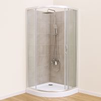 Душевая система Azario FLORIDA SQUARE с квадратным тропическим душем, поворотным изливом, хром арт-AZ-WSA654232C — фото 3, Душевые стойки