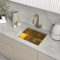 Товар: Кухонная мойка Reflexion Iseo RX2250GD брашированное золото - фото 154 Кухонная мойка Reflexion Iseo RX2250GD брашированное золото — фото 154, Кухонные мойки