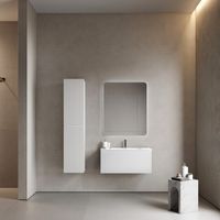 Тумба подвесная SANCOS Snob R 1.0 890х445х406, c одним ящиком оснащенным доводчиками, Bianco , арт.SNR1.090W — фото 5, Тумбы под раковину