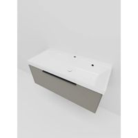 Тумба под раковину подвесная La Fenice SIMPLA , бежевая арт-FNC-01-SIM-C-100 — фото 4, Тумбы под раковину