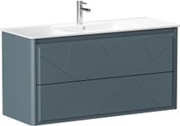 Тумба под раковину Allen Brau Paris 120 1.360003.BGM синий матовый — фото 1, Тумбы под раковину