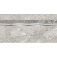 Декор Этна D узкая полоса серый 30х60 (5шт) СК000045070 — фото 1, Декоративные элементы