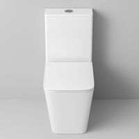 Унитаз напольный Grossman (610х365х825) безободковый,белый с тонкой крышкой,микролифт,смыв торнадо,2 места арт-GR-4418SQ — фото 5, Напольные унитазы