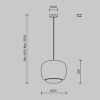 Подвесной светильник Maytoni MOD466PL-L12W3K — фото 6, Подвесные светильники