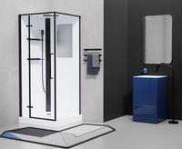 Кабина душевая ESBANO ESM-QUADRO-90 (Left) Размер: 90 х 90 х 215 ESKM90QDL — фото 1, Душевые кабины