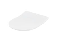 SLIM SEAT Сиденье для унитаза c плавным опусканием и шарнирами из нерж.стали, цвет белый арт-TC514F — фото 1, Сиденья для унитаза