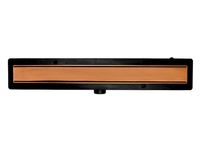 Комбинированный пластиковый душевой канал, с металической рамкой и решеткой 2 in 1, розовое золото, L=550 mm арт-SZH955R — фото 3, Душевые лотки