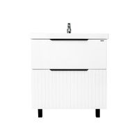 Тумба под раковину VIANT СИЦИЛИЯ 80 напольная белый (VSIC80MDBEL-T2Y) — фото 2, Тумбы под раковину