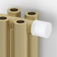 Отопительный радиатор Сунержа Эстет-00 EU50 500х900 20 секций Матовая шампань арт-022-0322-5020 — фото 2, Радиаторы отопления