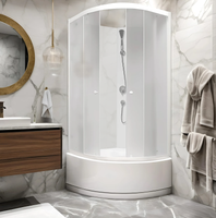 Ограждение VIVA90B N душевое Ceruttispa без поддона (90x90x195) — фото 162, Прямоугольные душевые уголки