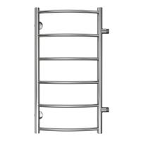 Полотенцесушитель водяной AZARIO VERONA 400/800 6 секций, боковое подключение, 1", хром арт-AZ04548 — фото 5, Водяные полотенцесушители