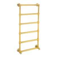 COLOSSEUM Полотенцесушитель электрический, h1110/1190x480/560 мм. DX(включение справа), золото 22627 — фото 1, Электрические полотенцесушители