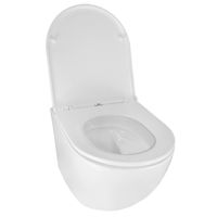 Товар: Унитаз подвесной Azario Gloria 360х490х360 безободковый, слив TORNADO, с быстросъемным сиденьем микролифт (AZ-2003Т) арт-AZ-2003T - фото 2 Унитаз подвесной Azario Gloria 360х490х360 безободковый, слив TORNADO, с быстросъемным сиденьем микролифт (AZ-2003Т) арт-AZ-2003T — фото 2, Подвесные унитазы