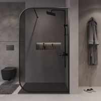 Товар: Душевая перегородка Niagara Nova (90х200) черный матовый,стекло тонированное,1 место арт-NG-689-90TBLACK - фото 3 Душевая перегородка Niagara Nova (90х200) черный матовый,стекло тонированное,1 место арт-NG-689-90TBLACK — фото 3, Душевые перегородки