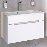 Тумба подвесная OLIVIA 80 /1 ящ/ AQUA DE MARCO 2080COLI/H — фото 1, Тумбы под раковину