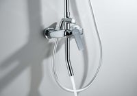 AQ2740CR ЛУГАНО душевая система (смеситель для ванны) 255 мм, хром — фото 10, Душевые стойки