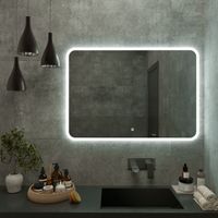 Зеркало с LED-подсветкой MARONI (100*70) /AQUA DE MARCO Mar100/70 — фото 1, Зеркала в ванную комнату