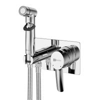 ATLANTISS Смеситель Atlantiss с гигиеническим душем, встраиваемый, LM, арт-LM3259C — фото 1, Гигиенические души