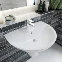 Раковина КЕРАМИН СИМПЛ 60 белый глянец CDB00023579 арт-4810531138488 — фото 4, Раковины встраиваемые сверху