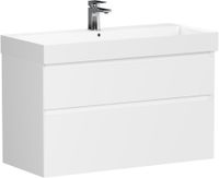 Тумба под раковину Allen Brau Infinity 100 белый матовый арт-1.210027.WM — фото 10, Тумбы под раковину