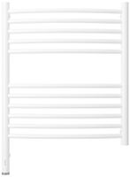 Полотенцесушитель электрический Сунержа Богема 3.1 выгнутая 600х500 МЭМ левый Матовый белый арт-30-6002-6050 — фото 1, Электрические полотенцесушители