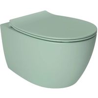 Сиденье для унитаза Allen Brau Fantasy Smartfix, Soft-Close 4.11005.MT мятный — фото 1, Сиденья для унитаза