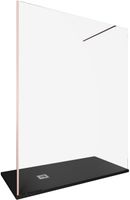 Душевая перегородка Allen Brau Infinity 1 160 3.21035.60 медь браш — фото 1, Душевые перегородки