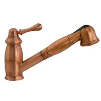 CUCINA MAYA См-ль д/кухни моноком., c выдвижной лейкой, медь 18292 — фото 1, Смесители для кухни