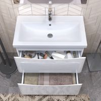 Тумба под раковину VIGO Glem 80 напольная белый (324) — фото 4, Тумбы под раковину