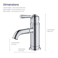 Смеситель для раковины Timo Arisa хром арт-5361/00F — фото 3, Смесители для раковины