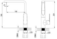 Товар: Смеситель для кухонной мойки AZARIO FARO керамический картридж, хром арт-AZ-PS56459C - фото 1 Смеситель для кухонной мойки AZARIO FARO керамический картридж, хром арт-AZ-PS56459C — фото 1, Смесители для кухни