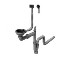 Арматура сливная MILACIO MCU.015.TB total black — фото 1, Прочие комплектующие для слива и канализации