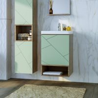 Товар: Ниша для тумбы Бриклаер КРИСТАЛЛ 50 см, дуб гранж песочный 4627125417061 - фото 5 Ниша для тумбы Бриклаер КРИСТАЛЛ 50 см, дуб гранж песочный 4627125417061 — фото 5, Тумбы с раковиной