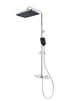 Душевая стойка Core с изливом, хром арт-VSFS-4CO1CH — фото 2, Душевые стойки