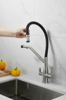 Смеситель для кухни с подключением фильтра BELZ, сатин арт-B78815-1 — фото 4, Смесители для кухни