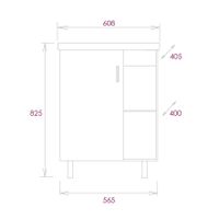 Товар: Тумба напольная Onika Тимбер 60.01 белый мат./дуб сонома (106115) арт-106115_60.01 - фото 6 Тумба напольная Onika Тимбер 60.01 белый мат./дуб сонома (106115) арт-106115_60.01 — фото 6, Тумбы под раковину