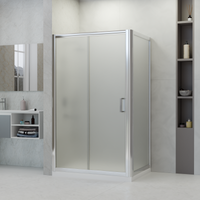 Душевой уголок RGW PA-045 1000x800, профиль хром, стекло матовое, арт-350804508-21 — фото 2, Прямоугольные душевые уголки