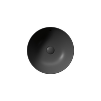 раковина накладная PURA Ø42 черный матовый арт-885526 — фото 1, Раковины накладные