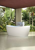 Ванна Solid Surface Vincea , 1700*800*630, белый мат., слив-перелив в комплекте арт-VBT-6S03MW — фото 5, Ванны из искусственного камня