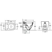 Товар: Унитаз GLOBO STOCKHOLM напольный приставной цвет белый арт-LA002BI - фото 3 Унитаз GLOBO STOCKHOLM напольный приставной цвет белый арт-LA002BI — фото 3, Приставные унитазы