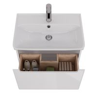 Товар: Тумба Lemark BUNO MINI, 60 см под 1 раковину, подвесная, 1 ящик, цвет планки: Серый, цвет корпуса, ф арт-LM05BM60T - фото 2 Тумба Lemark BUNO MINI, 60 см под 1 раковину, подвесная, 1 ящик, цвет планки: Серый, цвет корпуса, ф арт-LM05BM60T — фото 2, Тумбы под раковину