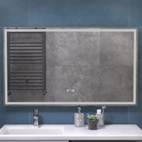 Зеркало с подсветкой VIGO Geometry Step 1200 арт-236 — фото 4, Зеркала в ванную комнату